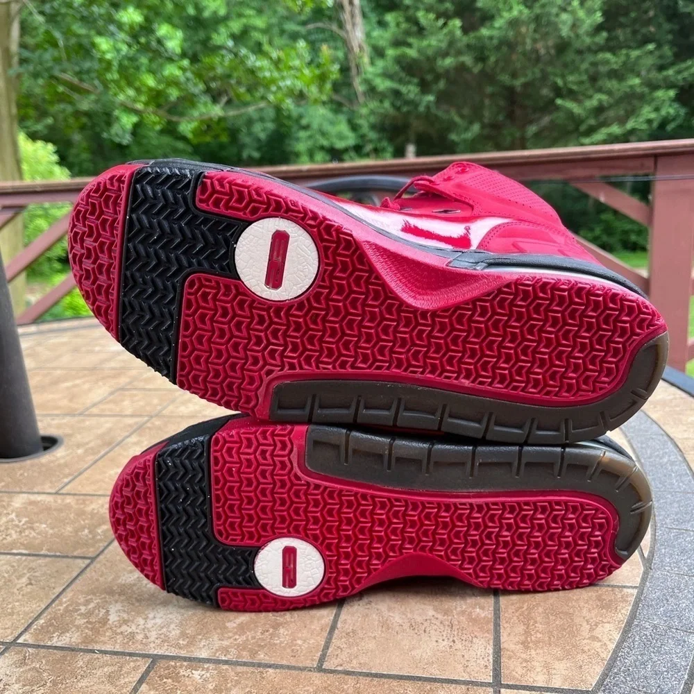 Nike Air Jordan Ol School Gym Red Black Basketball Shoes S. 10 317223-60…